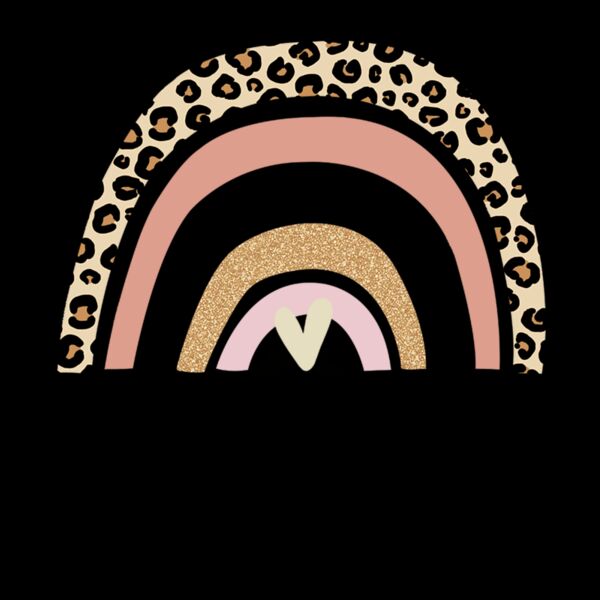 leopard rainbow heart Thumbnail