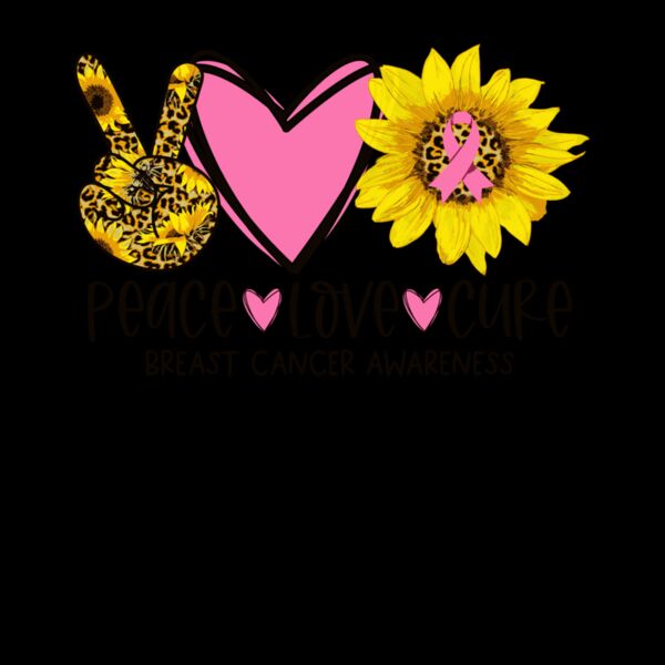 PEACE LOVE CURE  BREAST CANCER Thumbnail