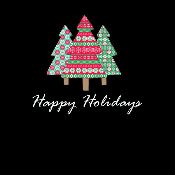 HAPPY HOLIDAYS  PINK TREES Thumbnail