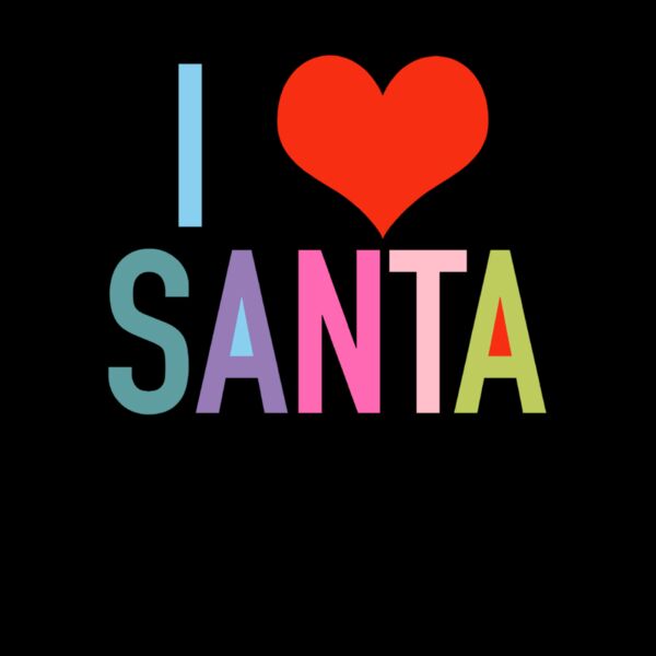 I LOVE SANTA PRINT Thumbnail