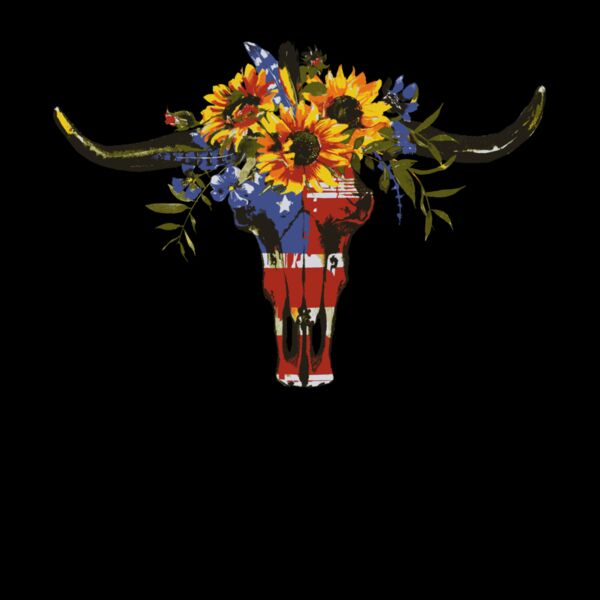 sunflower skull Bull Thumbnail