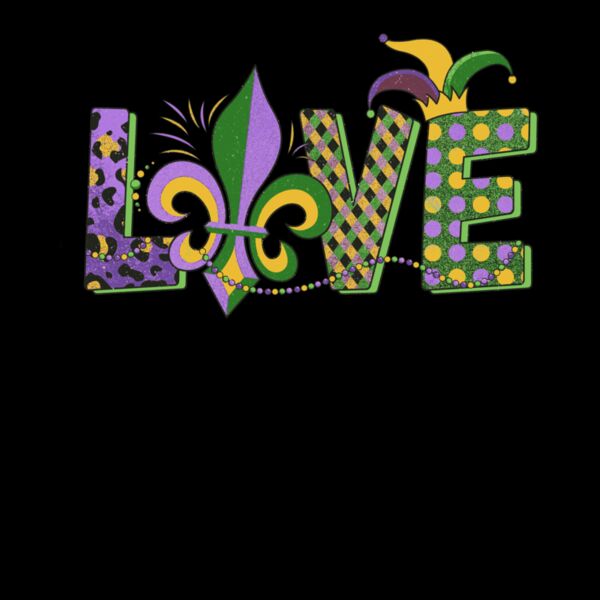 MARDI GRAS LOVE   HAT Thumbnail