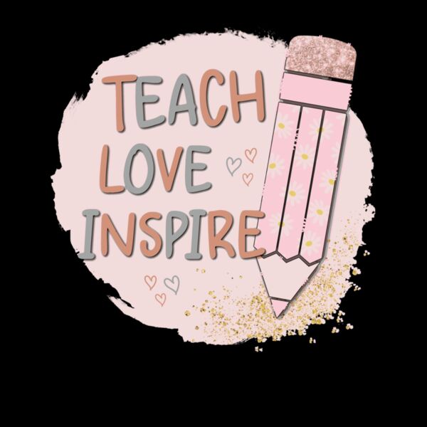 TEACH LOVE INSPIRE  GLITTER PENCIL Thumbnail