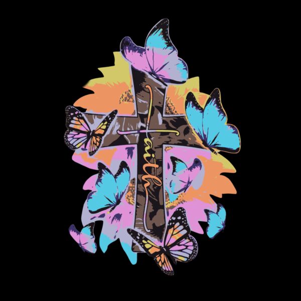 Faith Butterfly Cross Thumbnail