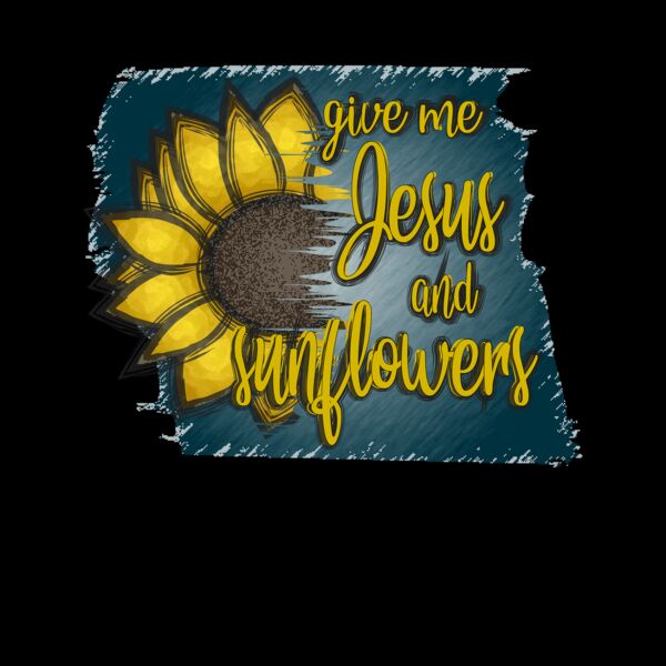 Jesus and Sunflowers Thumbnail
