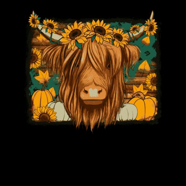 fall highland cow Thumbnail