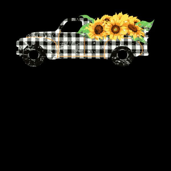 PLAID FALL FLORAL TRUCK Thumbnail