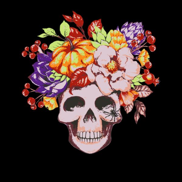 HALLOWEEN SKULL FLORAL Thumbnail