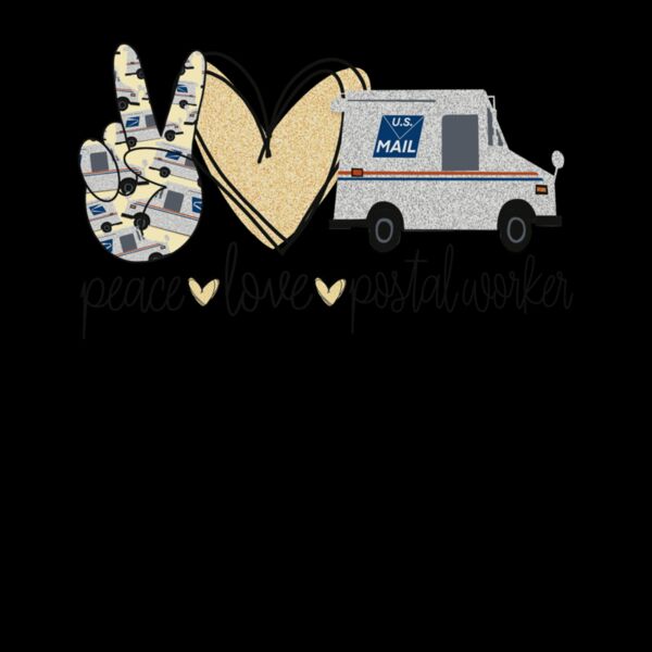 PEACE LOVE POSTAL WORKER Thumbnail