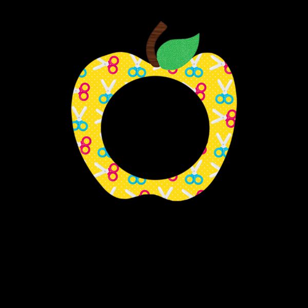 Custom Teacher Apple Monogram Thumbnail