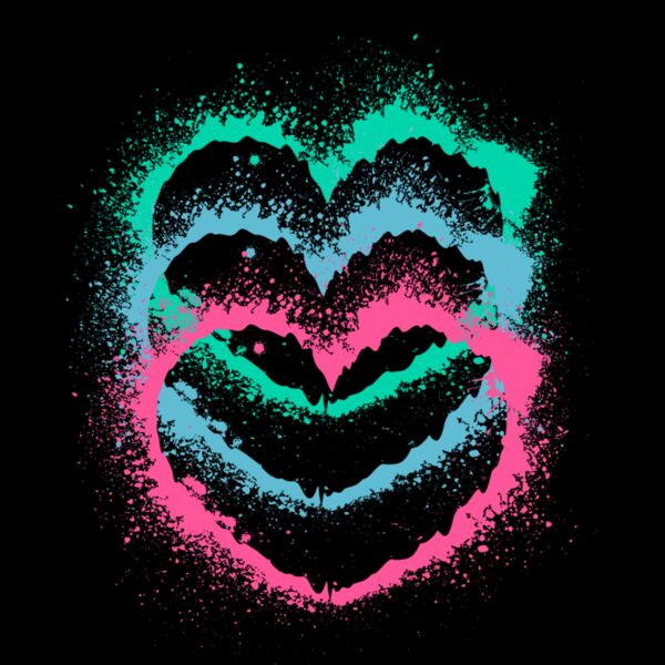 Splatter hearts Thumbnail