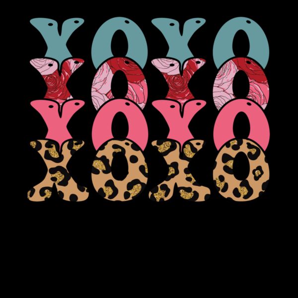 leopard xoxo stacked Thumbnail