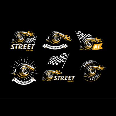 Turbocharger Logo Free Vector Thumbnail