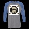 Unisex Triblend Three-Quarter Raglan T-Shirt Thumbnail