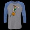 Unisex Triblend Three-Quarter Raglan T-Shirt Thumbnail