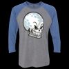 Unisex Triblend Three-Quarter Raglan T-Shirt Thumbnail