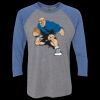 Unisex Triblend Three-Quarter Raglan T-Shirt Thumbnail