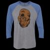 Unisex Triblend Three-Quarter Raglan T-Shirt Thumbnail