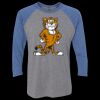 Unisex Triblend Three-Quarter Raglan T-Shirt Thumbnail