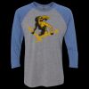 Unisex Triblend Three-Quarter Raglan T-Shirt Thumbnail