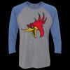 Unisex Triblend Three-Quarter Raglan T-Shirt Thumbnail