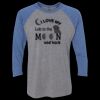 Unisex Triblend Three-Quarter Raglan T-Shirt Thumbnail