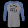 Unisex Triblend Three-Quarter Raglan T-Shirt Thumbnail