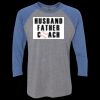 Unisex Triblend Three-Quarter Raglan T-Shirt Thumbnail