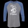 Unisex Triblend Three-Quarter Raglan T-Shirt Thumbnail