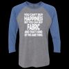 Unisex Triblend Three-Quarter Raglan T-Shirt Thumbnail