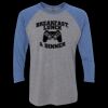Unisex Triblend Three-Quarter Raglan T-Shirt Thumbnail
