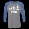 Unisex Triblend Three-Quarter Raglan T-Shirt Thumbnail