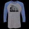 Unisex Triblend Three-Quarter Raglan T-Shirt Thumbnail