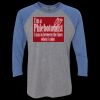 Unisex Triblend Three-Quarter Raglan T-Shirt Thumbnail
