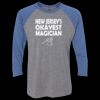 Unisex Triblend Three-Quarter Raglan T-Shirt Thumbnail
