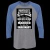 Unisex Triblend Three-Quarter Raglan T-Shirt Thumbnail