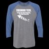 Unisex Triblend Three-Quarter Raglan T-Shirt Thumbnail