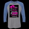 Unisex Triblend Three-Quarter Raglan T-Shirt Thumbnail