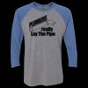 Unisex Triblend Three-Quarter Raglan T-Shirt Thumbnail