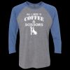 Unisex Triblend Three-Quarter Raglan T-Shirt Thumbnail