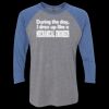 Unisex Triblend Three-Quarter Raglan T-Shirt Thumbnail