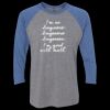 Unisex Triblend Three-Quarter Raglan T-Shirt Thumbnail