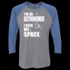 Unisex Triblend Three-Quarter Raglan T-Shirt Thumbnail