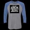 Unisex Triblend Three-Quarter Raglan T-Shirt Thumbnail
