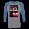 Unisex Triblend Three-Quarter Raglan T-Shirt Thumbnail
