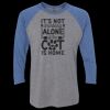 Unisex Triblend Three-Quarter Raglan T-Shirt Thumbnail