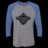 Unisex Triblend Three-Quarter Raglan T-Shirt Thumbnail