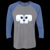 Unisex Triblend Three-Quarter Raglan T-Shirt Thumbnail