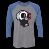 Unisex Triblend Three-Quarter Raglan T-Shirt Thumbnail