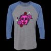 Unisex Triblend Three-Quarter Raglan T-Shirt Thumbnail